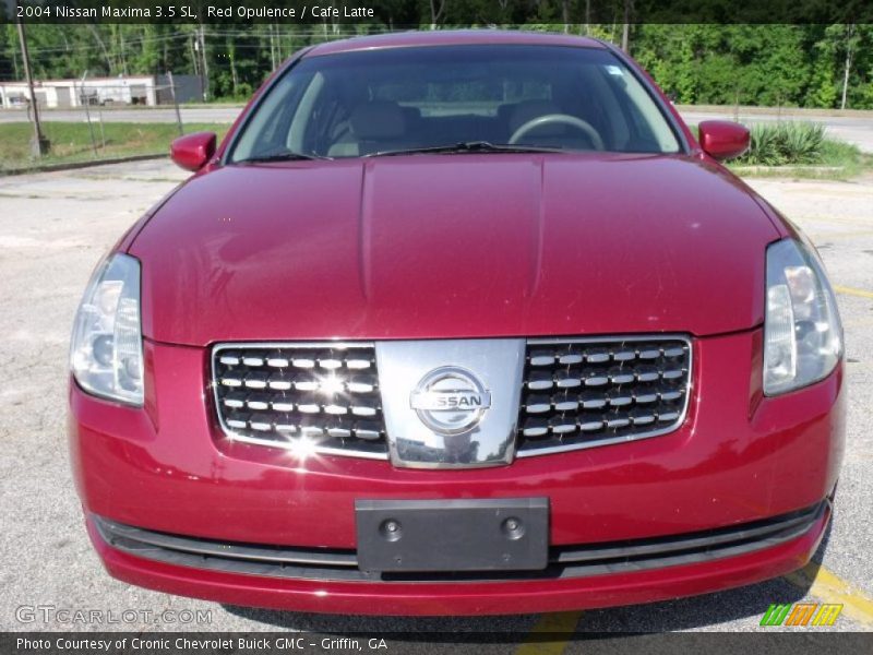 Red Opulence / Cafe Latte 2004 Nissan Maxima 3.5 SL