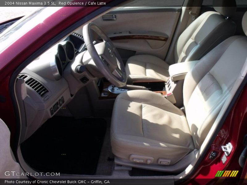 Red Opulence / Cafe Latte 2004 Nissan Maxima 3.5 SL