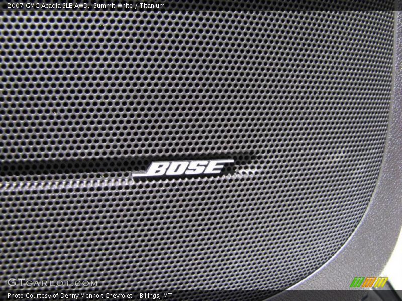 Summit White / Titanium 2007 GMC Acadia SLE AWD