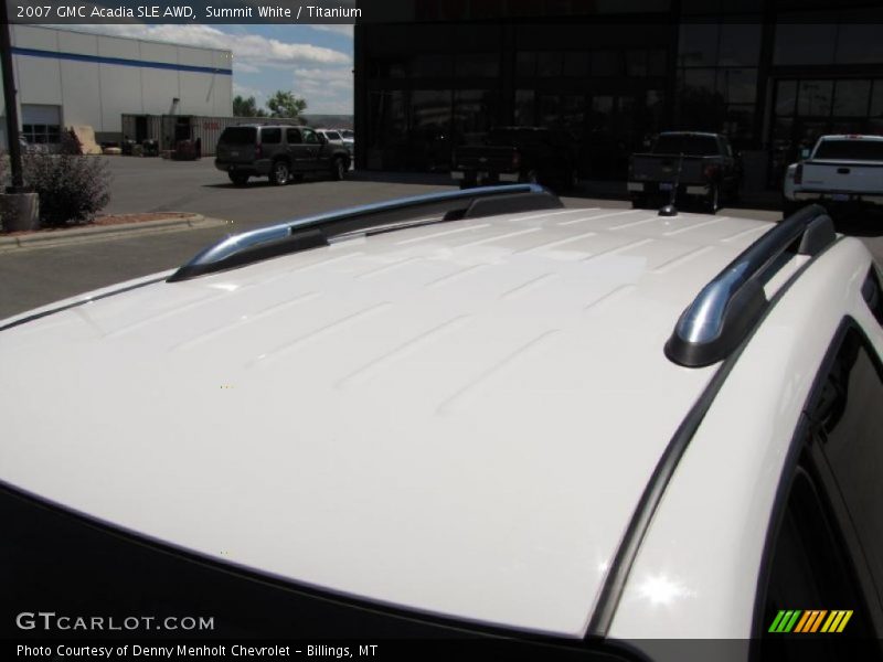 Summit White / Titanium 2007 GMC Acadia SLE AWD