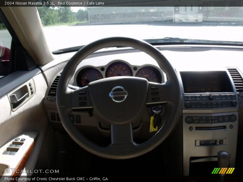 Red Opulence / Cafe Latte 2004 Nissan Maxima 3.5 SL