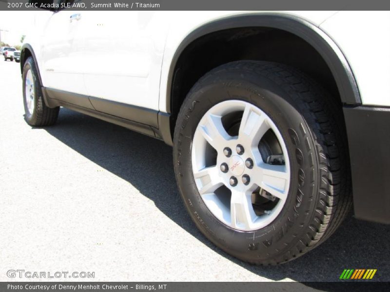 Summit White / Titanium 2007 GMC Acadia SLE AWD