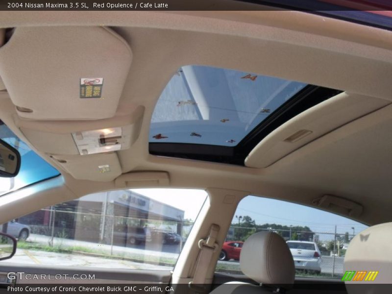 Red Opulence / Cafe Latte 2004 Nissan Maxima 3.5 SL