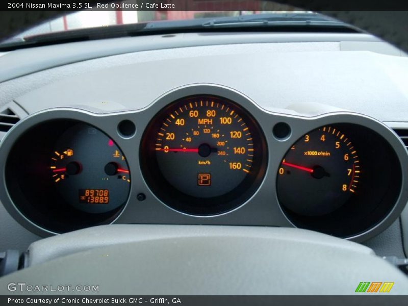 Red Opulence / Cafe Latte 2004 Nissan Maxima 3.5 SL