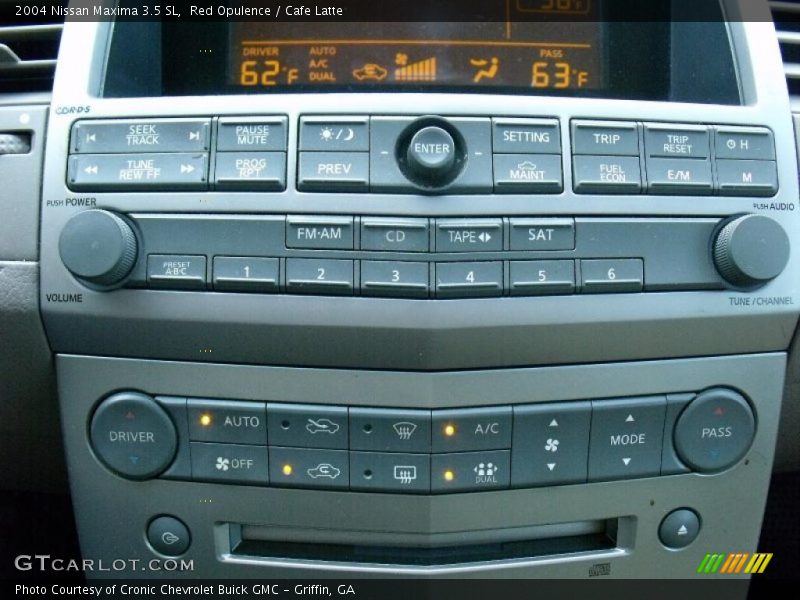 Red Opulence / Cafe Latte 2004 Nissan Maxima 3.5 SL