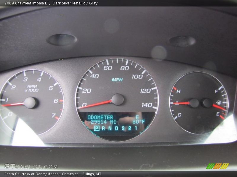Dark Silver Metallic / Gray 2009 Chevrolet Impala LT