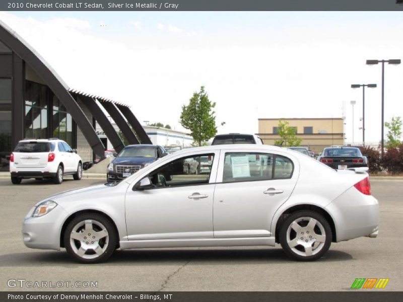 Silver Ice Metallic / Gray 2010 Chevrolet Cobalt LT Sedan