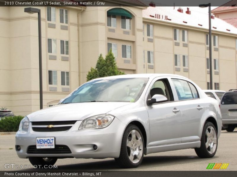 Silver Ice Metallic / Gray 2010 Chevrolet Cobalt LT Sedan