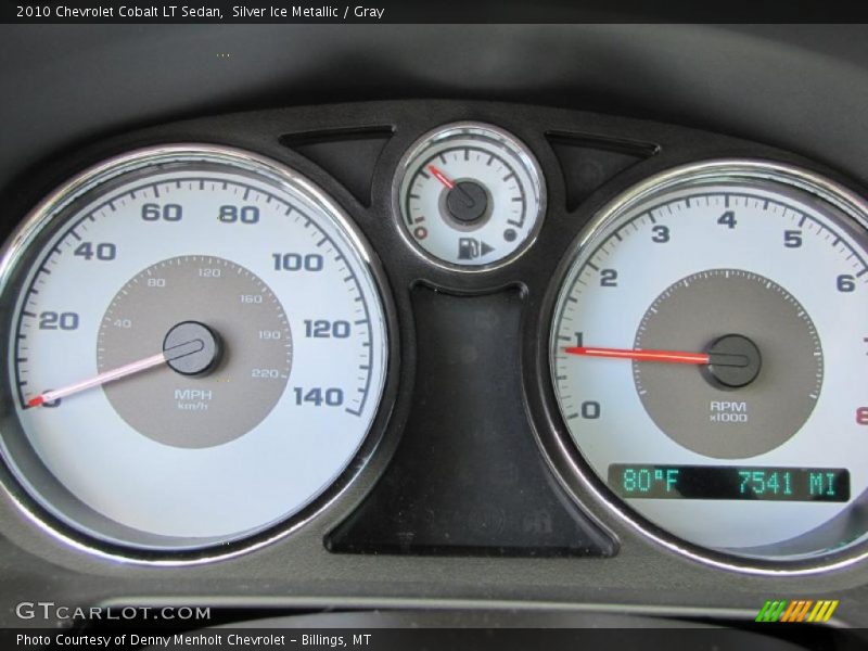 Silver Ice Metallic / Gray 2010 Chevrolet Cobalt LT Sedan