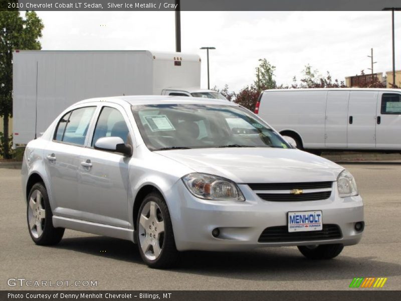 Silver Ice Metallic / Gray 2010 Chevrolet Cobalt LT Sedan