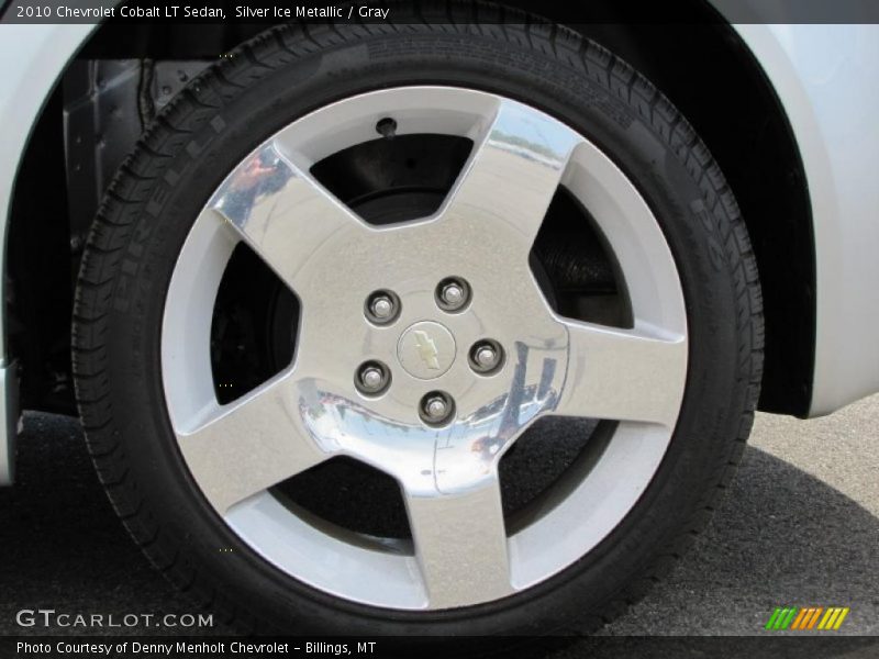 Silver Ice Metallic / Gray 2010 Chevrolet Cobalt LT Sedan