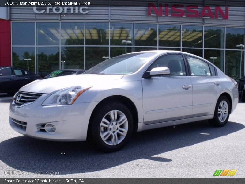 Radiant Silver / Frost 2010 Nissan Altima 2.5 S