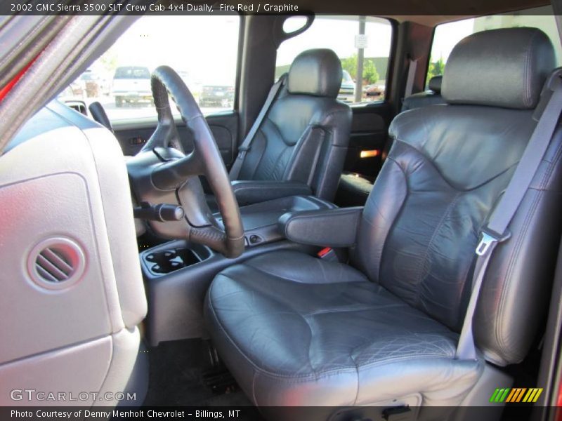 Fire Red / Graphite 2002 GMC Sierra 3500 SLT Crew Cab 4x4 Dually