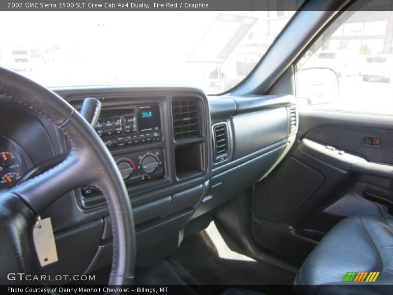 Fire Red / Graphite 2002 GMC Sierra 3500 SLT Crew Cab 4x4 Dually
