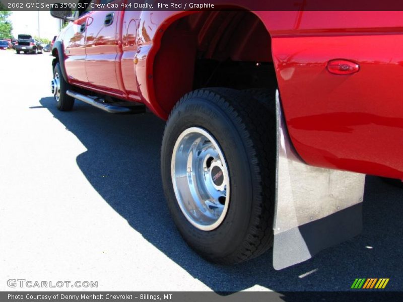 Fire Red / Graphite 2002 GMC Sierra 3500 SLT Crew Cab 4x4 Dually
