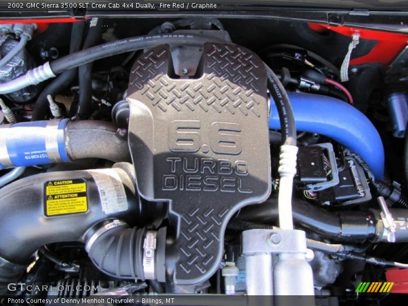 Fire Red / Graphite 2002 GMC Sierra 3500 SLT Crew Cab 4x4 Dually