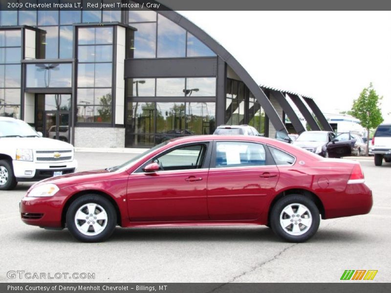 Red Jewel Tintcoat / Gray 2009 Chevrolet Impala LT