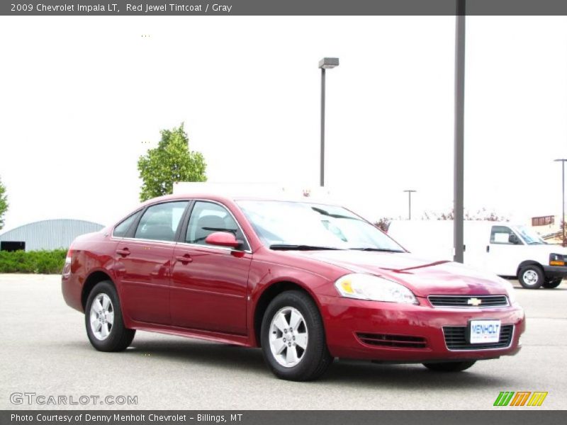 Red Jewel Tintcoat / Gray 2009 Chevrolet Impala LT