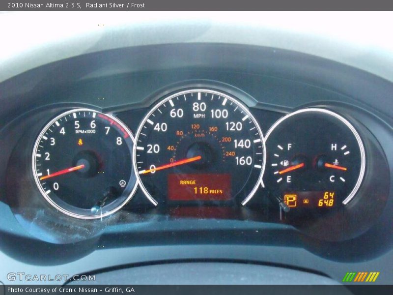 Radiant Silver / Frost 2010 Nissan Altima 2.5 S