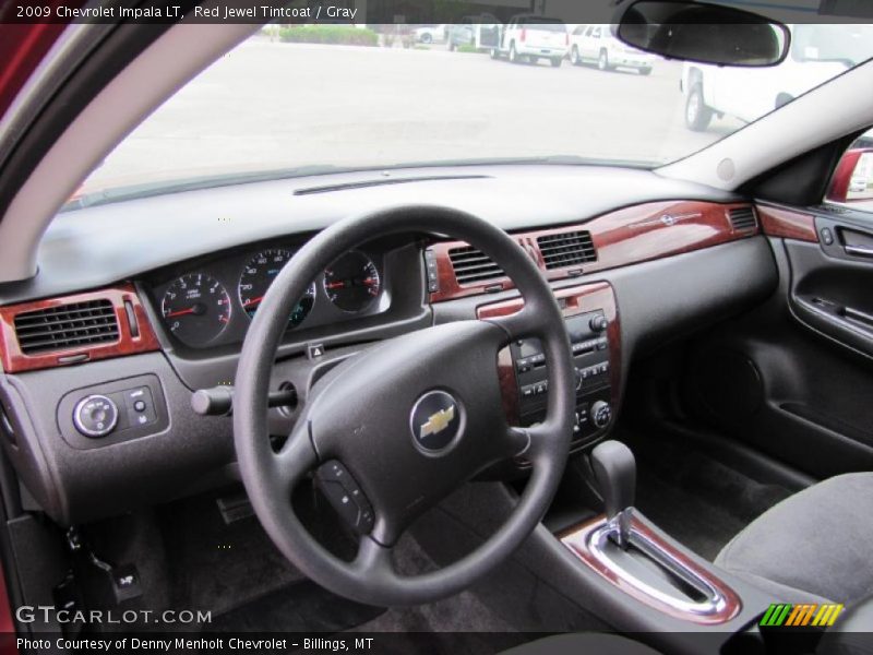 Red Jewel Tintcoat / Gray 2009 Chevrolet Impala LT
