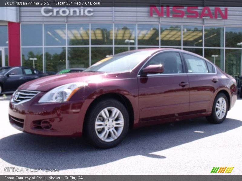 Tuscan Sun Red / Charcoal 2010 Nissan Altima 2.5 S