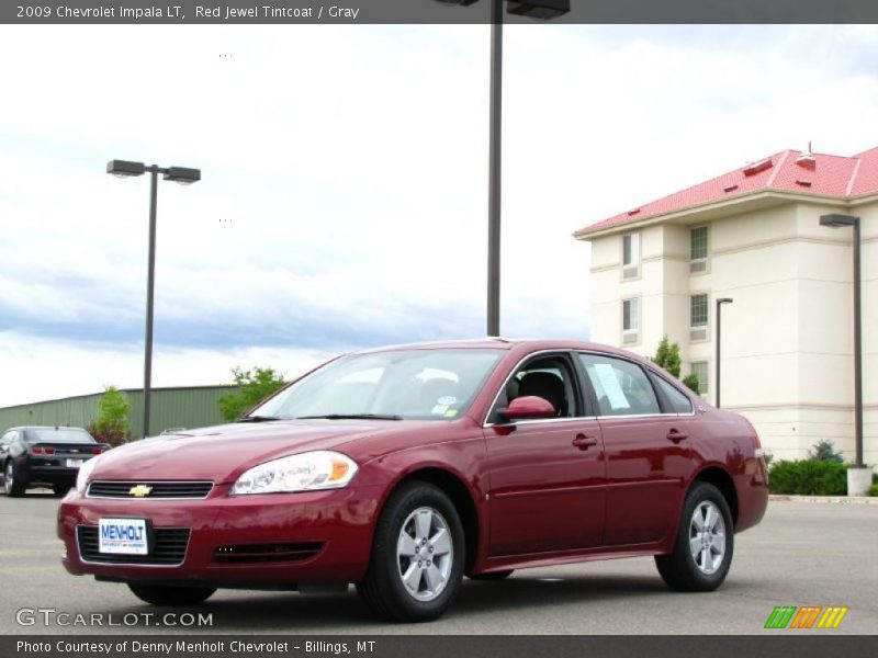 Red Jewel Tintcoat / Gray 2009 Chevrolet Impala LT
