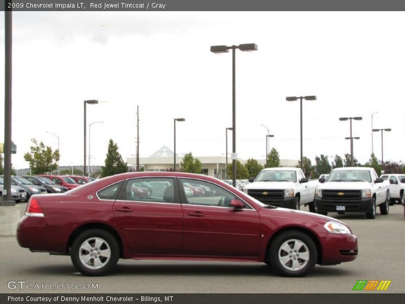 Red Jewel Tintcoat / Gray 2009 Chevrolet Impala LT