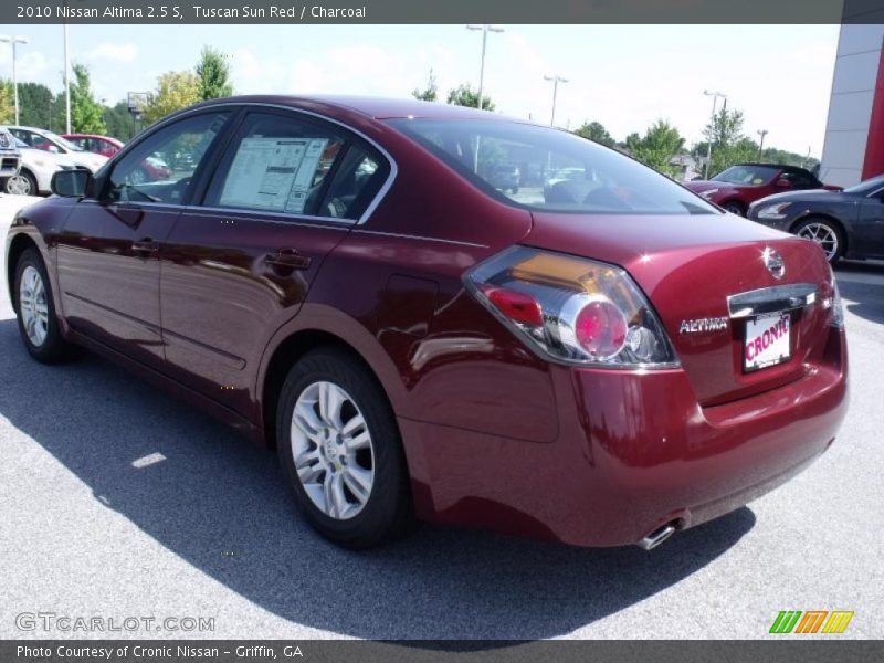 Tuscan Sun Red / Charcoal 2010 Nissan Altima 2.5 S