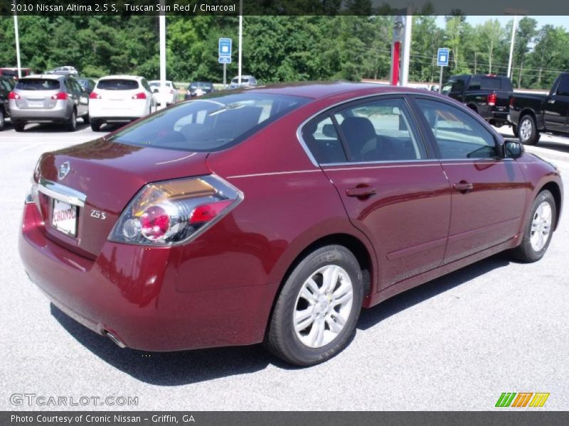 Tuscan Sun Red / Charcoal 2010 Nissan Altima 2.5 S