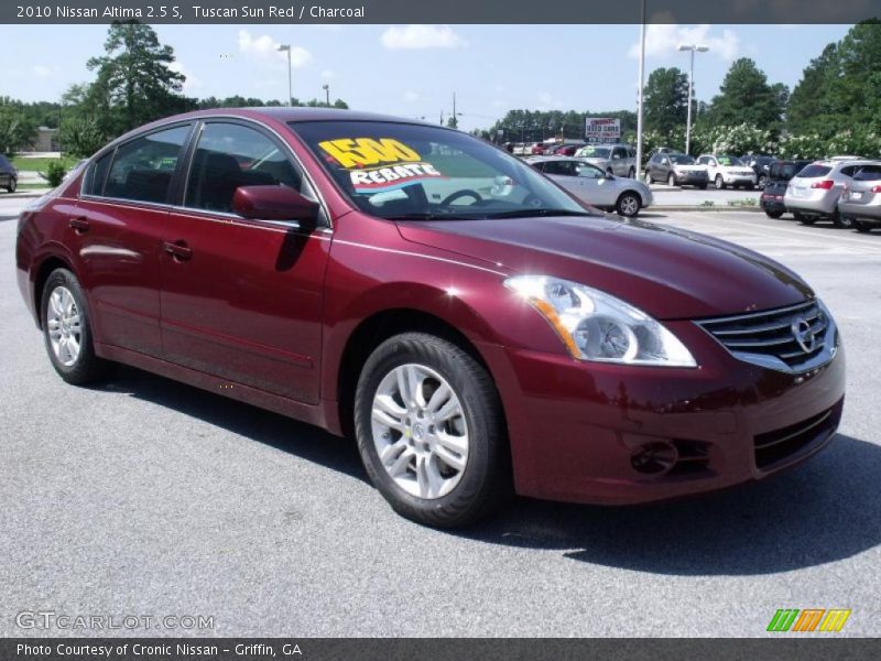 Tuscan Sun Red / Charcoal 2010 Nissan Altima 2.5 S