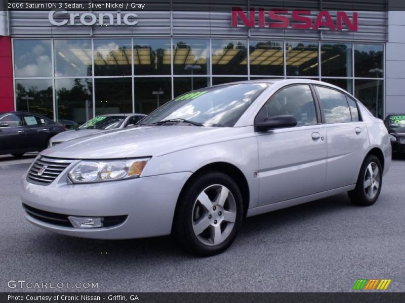 Silver Nickel / Gray 2006 Saturn ION 3 Sedan