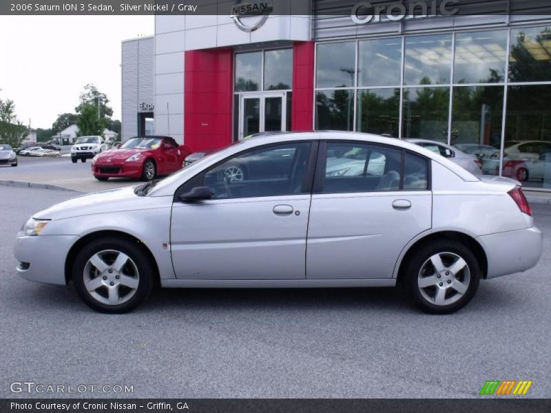 Silver Nickel / Gray 2006 Saturn ION 3 Sedan
