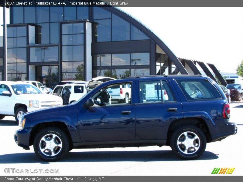 Imperial Blue Metallic / Light Gray 2007 Chevrolet TrailBlazer LS 4x4