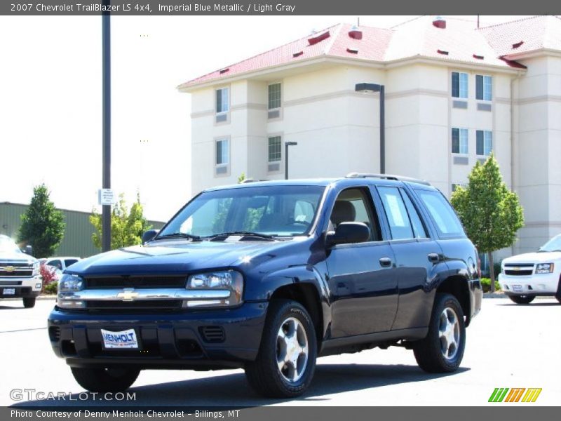 Imperial Blue Metallic / Light Gray 2007 Chevrolet TrailBlazer LS 4x4
