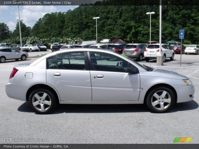 Silver Nickel / Gray 2006 Saturn ION 3 Sedan