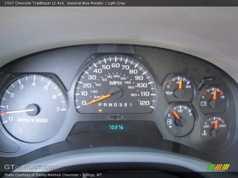 Imperial Blue Metallic / Light Gray 2007 Chevrolet TrailBlazer LS 4x4