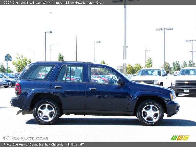 Imperial Blue Metallic / Light Gray 2007 Chevrolet TrailBlazer LS 4x4