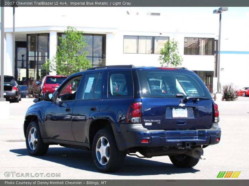 Imperial Blue Metallic / Light Gray 2007 Chevrolet TrailBlazer LS 4x4