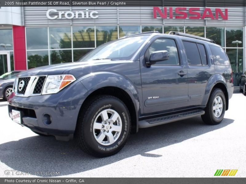 Silverton Blue Pearl / Graphite 2005 Nissan Pathfinder SE Off Road