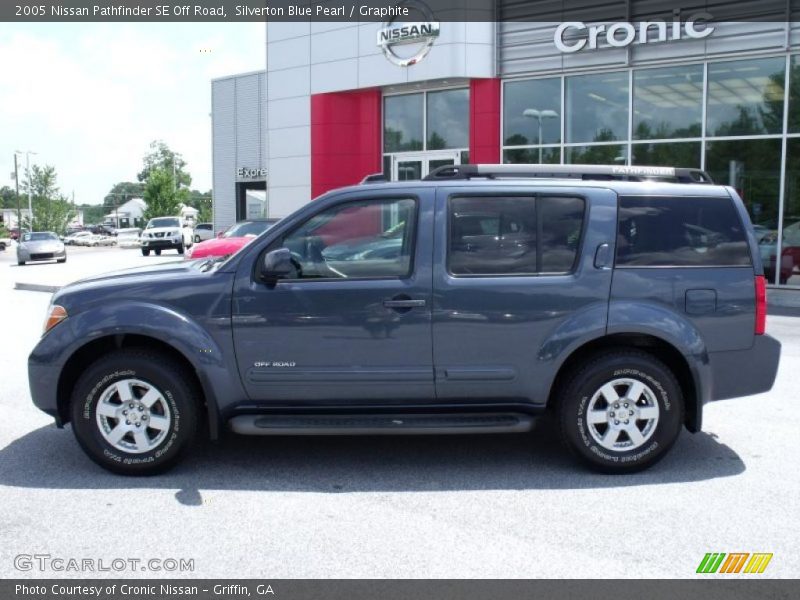 Silverton Blue Pearl / Graphite 2005 Nissan Pathfinder SE Off Road