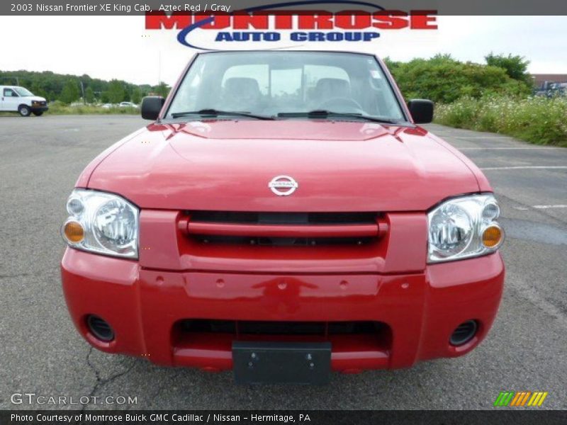 Aztec Red / Gray 2003 Nissan Frontier XE King Cab