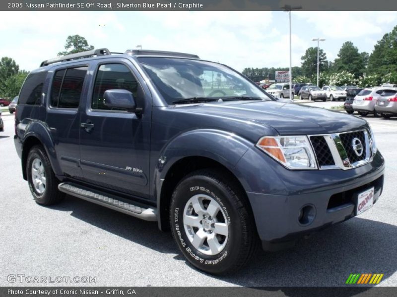 Silverton Blue Pearl / Graphite 2005 Nissan Pathfinder SE Off Road