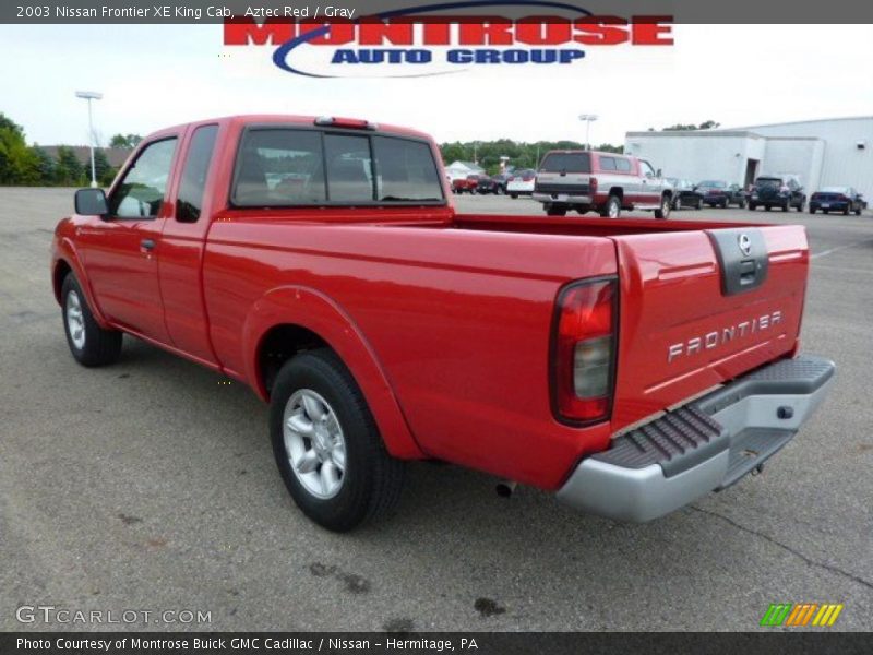 Aztec Red / Gray 2003 Nissan Frontier XE King Cab
