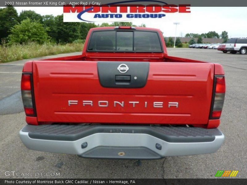 Aztec Red / Gray 2003 Nissan Frontier XE King Cab