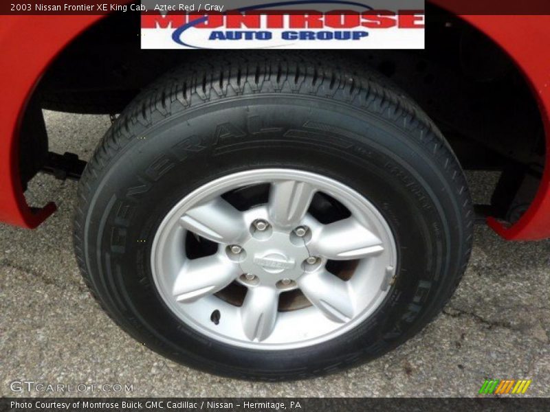 Aztec Red / Gray 2003 Nissan Frontier XE King Cab
