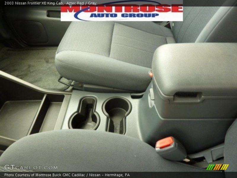 Aztec Red / Gray 2003 Nissan Frontier XE King Cab