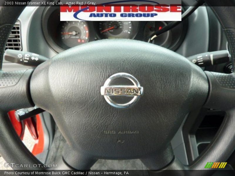 Aztec Red / Gray 2003 Nissan Frontier XE King Cab