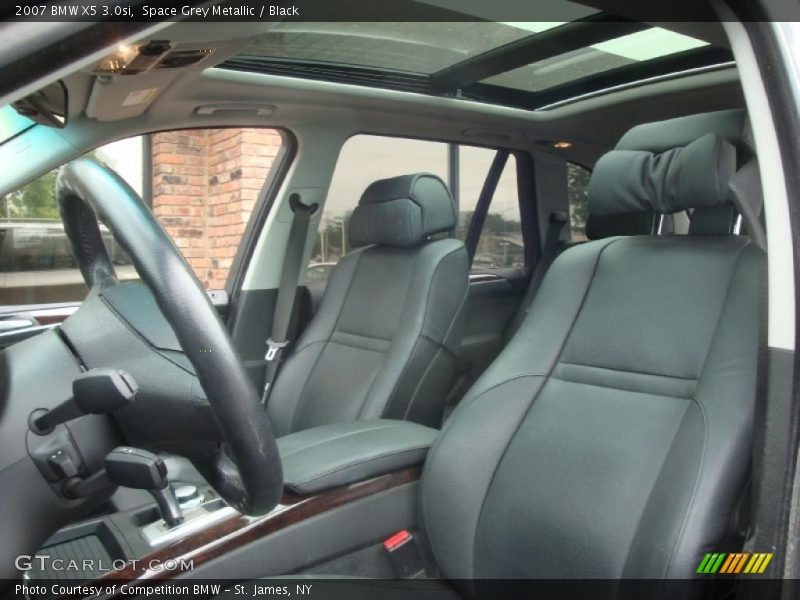 Space Grey Metallic / Black 2007 BMW X5 3.0si