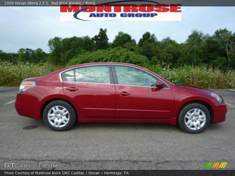 Red Brick Metallic / Blond 2009 Nissan Altima 2.5 S