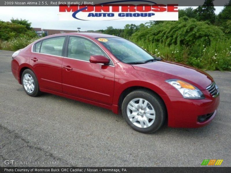 Red Brick Metallic / Blond 2009 Nissan Altima 2.5 S